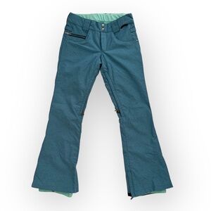 DC Snow Board Ski Pants Wm Sz XS Waterproof Teal Pants